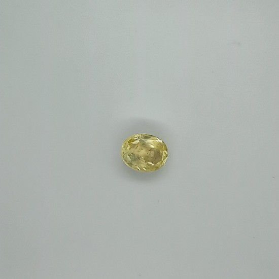 Yellow Sapphire (Pukhraj) 5.62 Ct Lab Tested